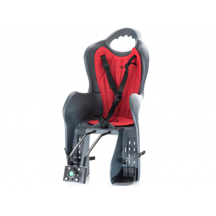 Detská sedačka Elibas pod sedlo - tmavosivá